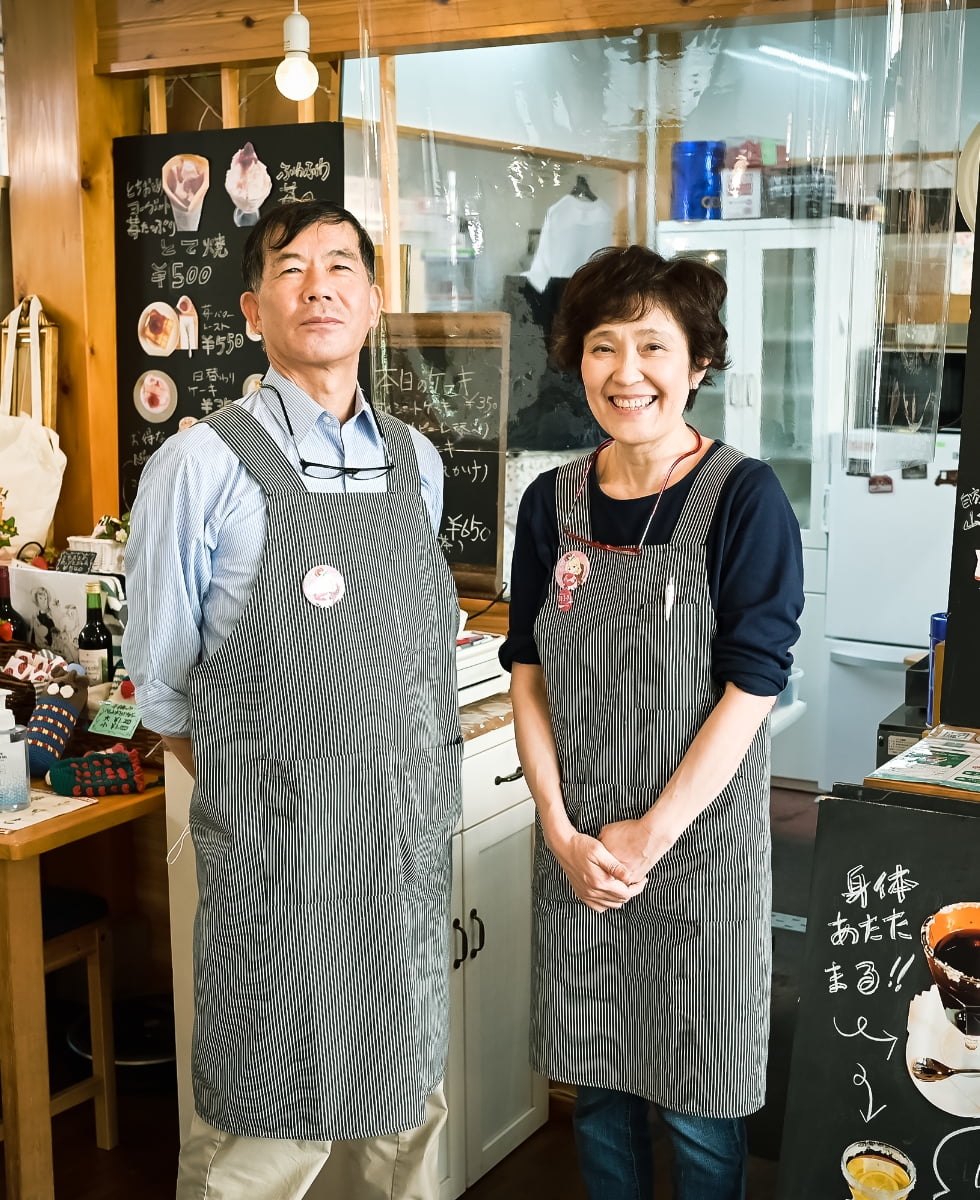 住民の笑顔が見えて、訪れる人に親切なまち