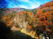 箒川渓谷と回顧の滝